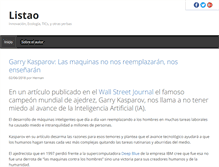 Tablet Screenshot of listao.com.ar
